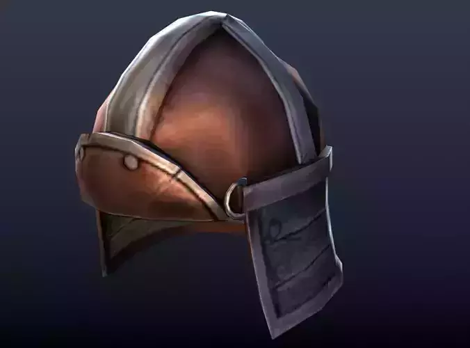 Futuristic Medieval Helmet