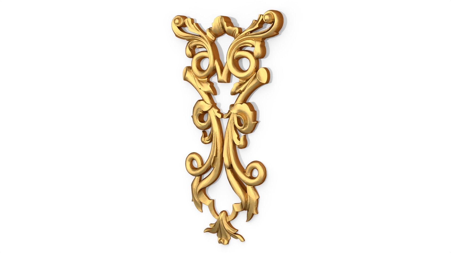 Classic decor ornament 130 3D model_2