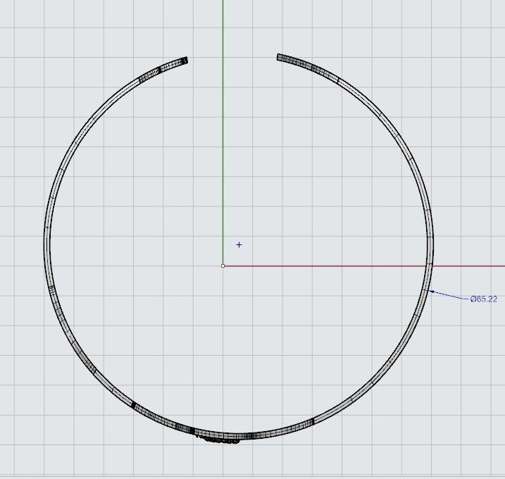 Magnolia enamel bracelet 3D print model_4