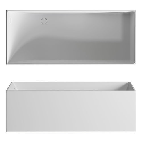 Kudos Solid Surface Stone Resin Freestanding Bath 3D model