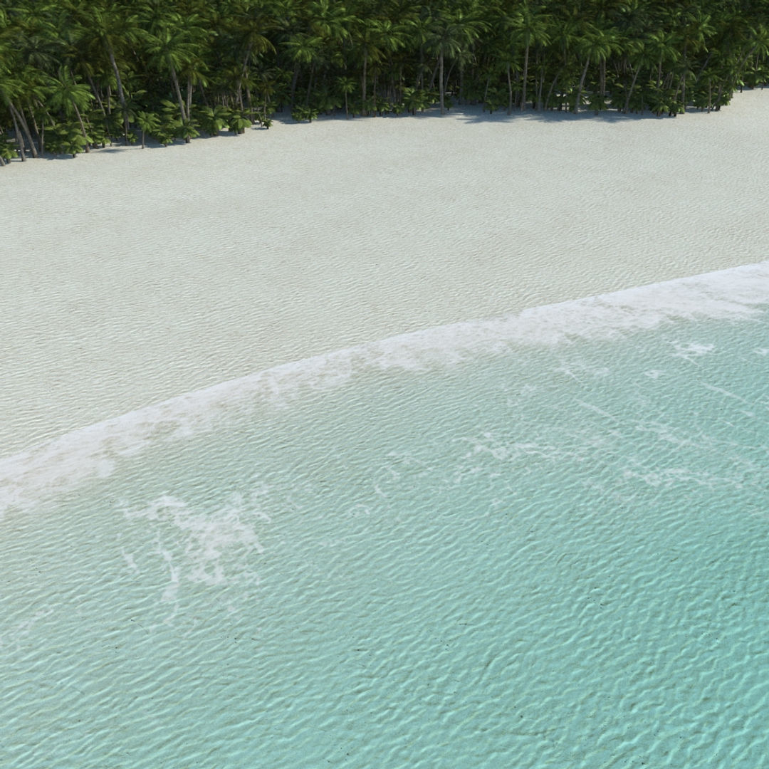 Holiday Beach Hut Scene 3D model_23