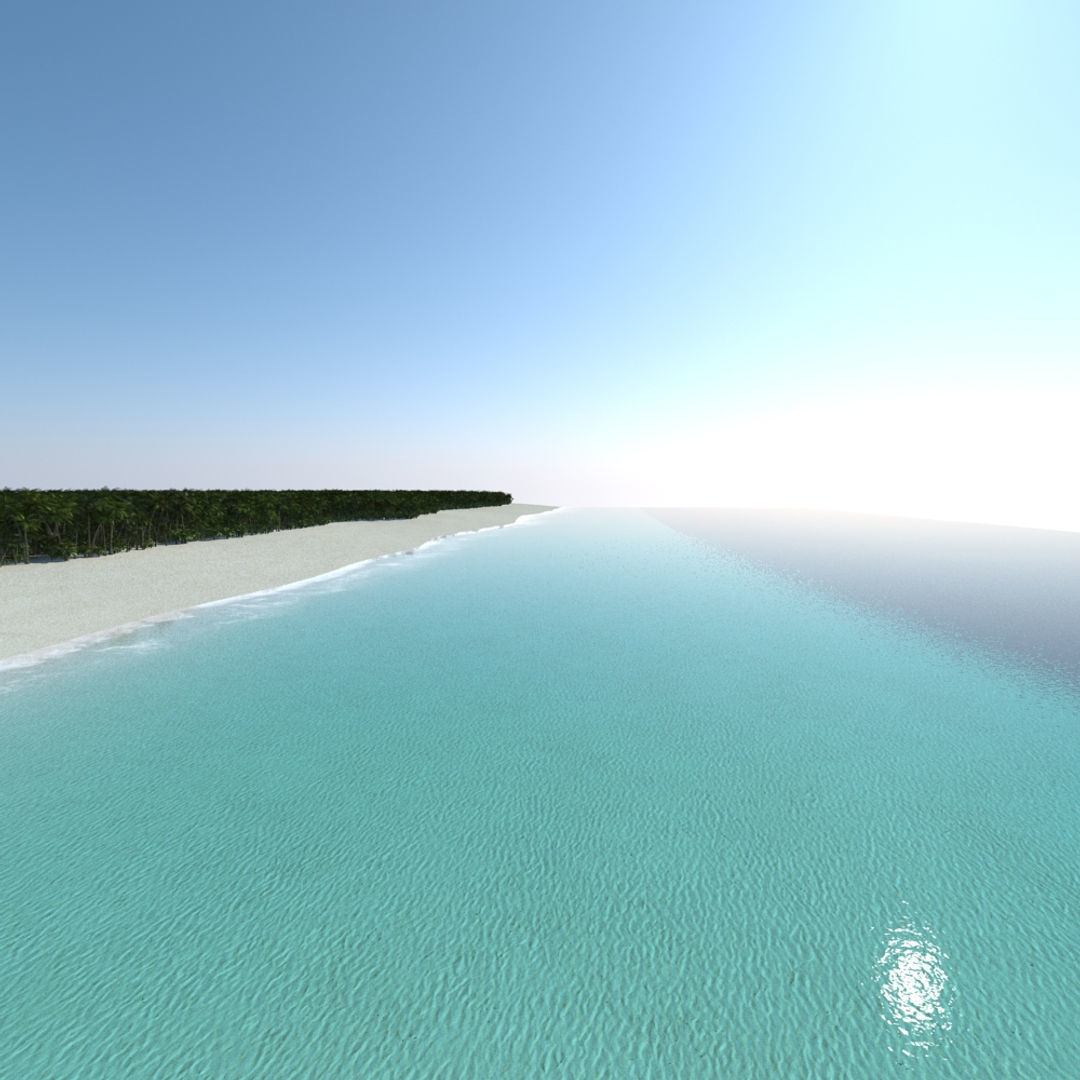 Holiday Beach Hut Scene 3D model_21