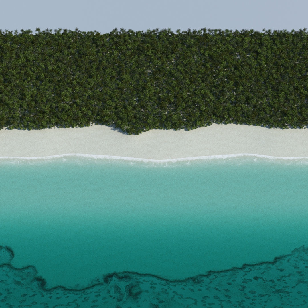 Holiday Beach Hut Scene 3D model_19