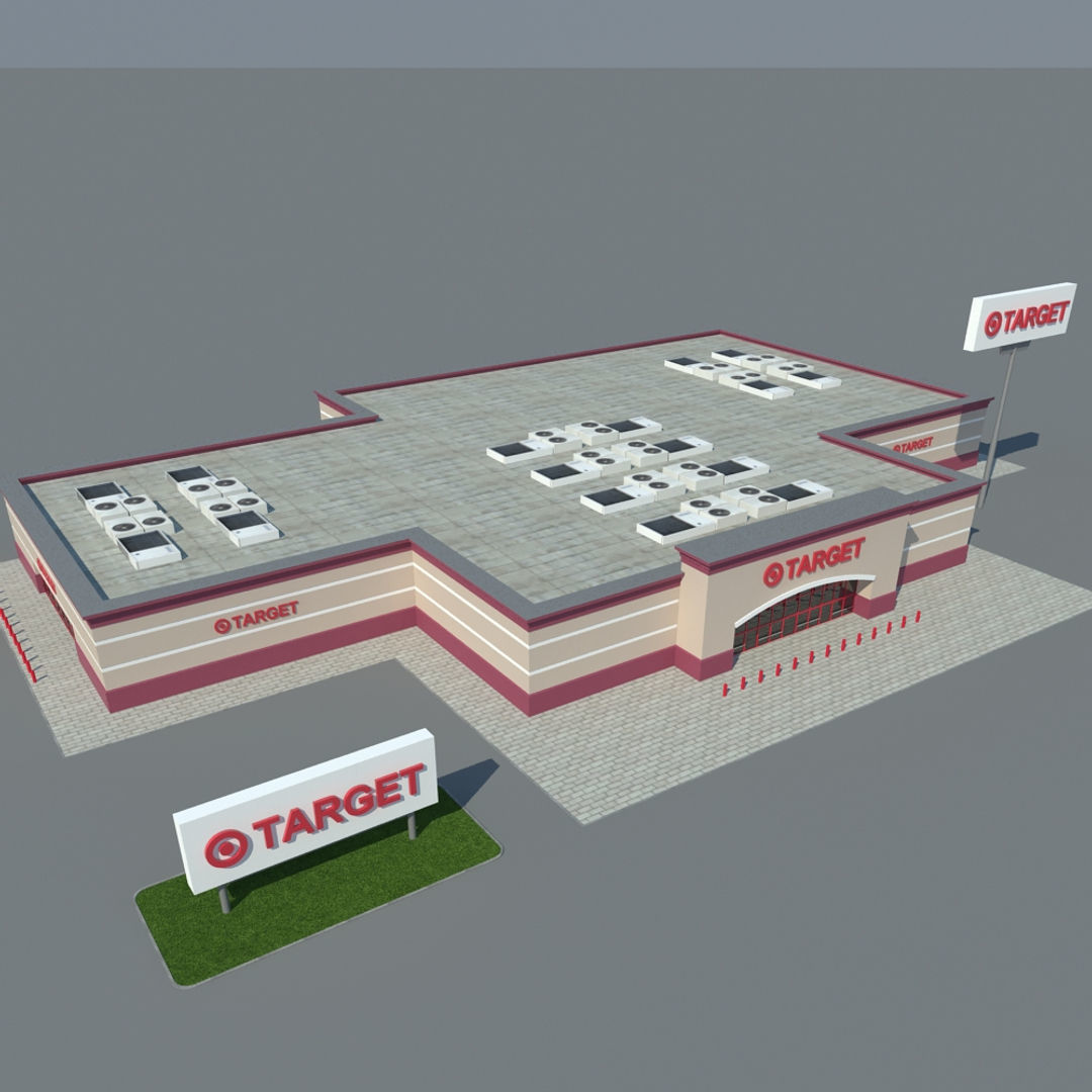 Target Retail Store 3D model_11
