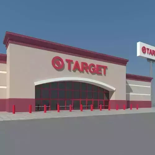 Target Retail Store 3D model