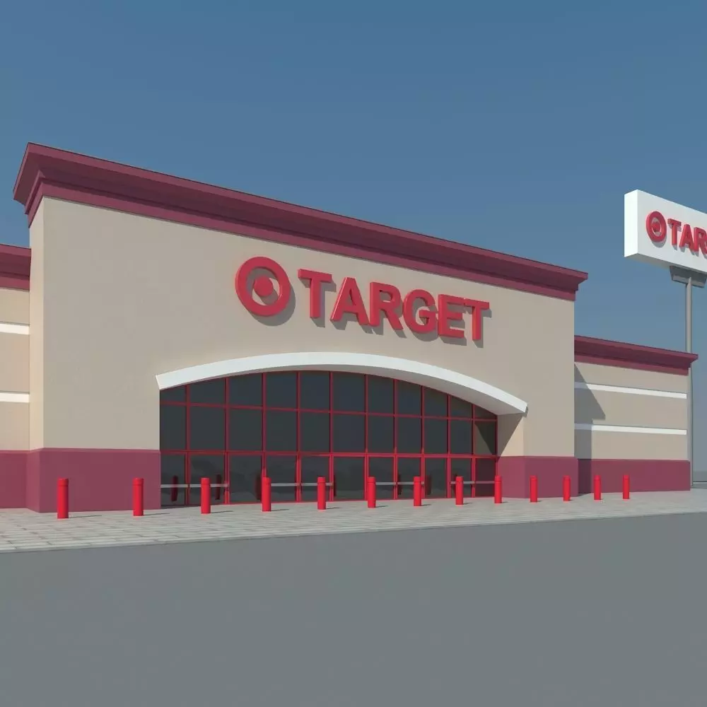 Target Retail Store 3D model_0