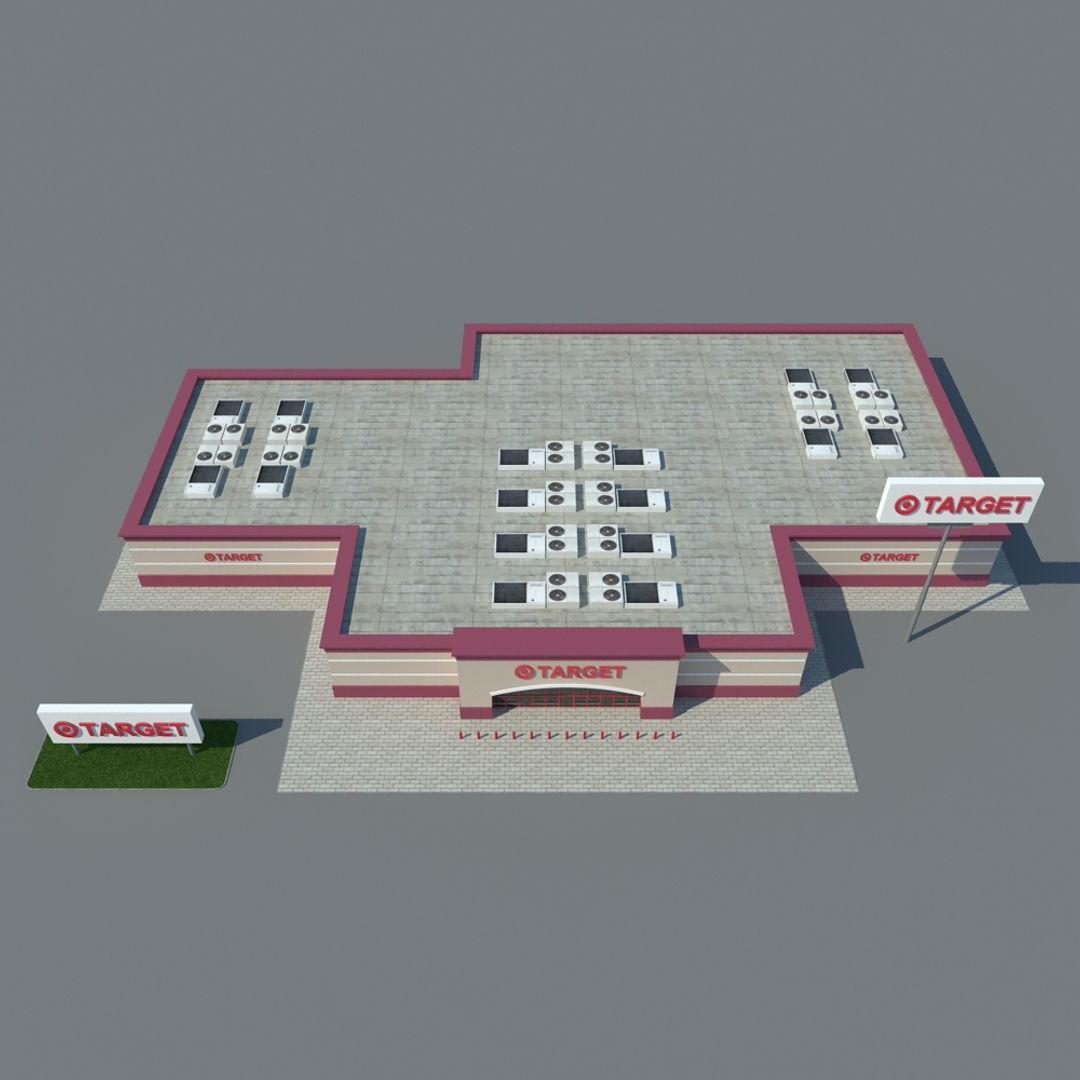 Target Retail Store 3D model_9