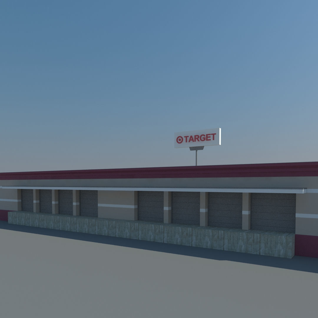 Target Retail Store 3D model_12