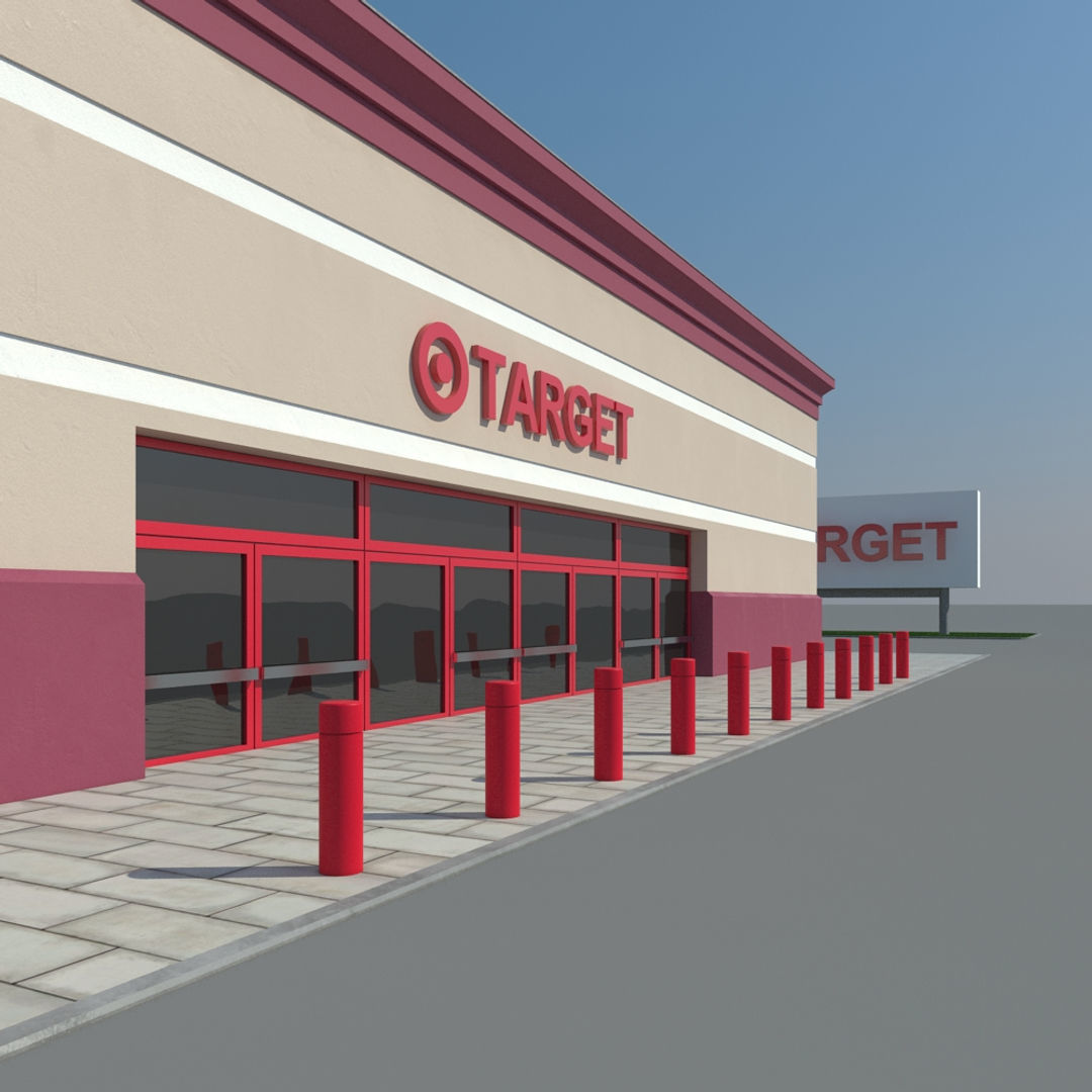 Target Retail Store 3D model_1