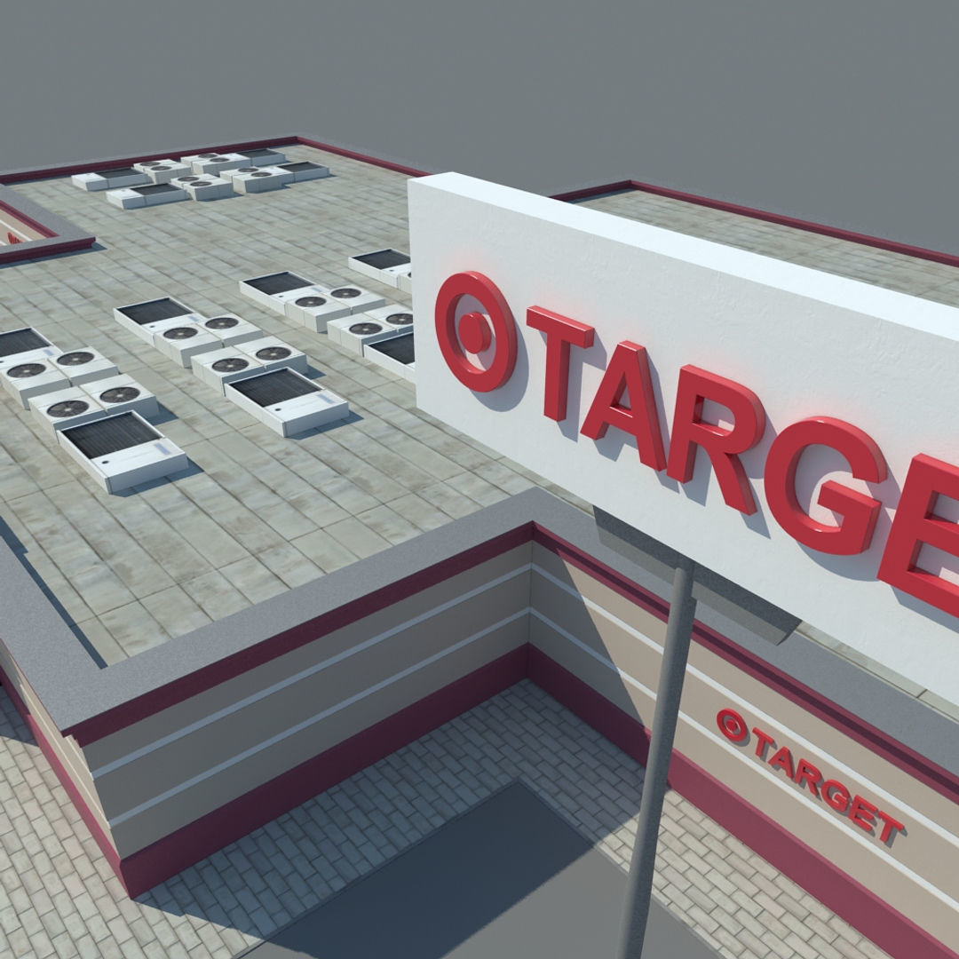 Target Retail Store 3D model_7