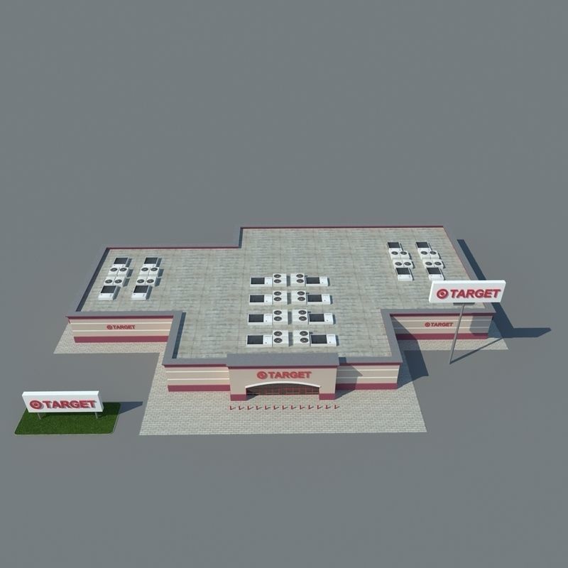 Target Retail Store 3D model_5