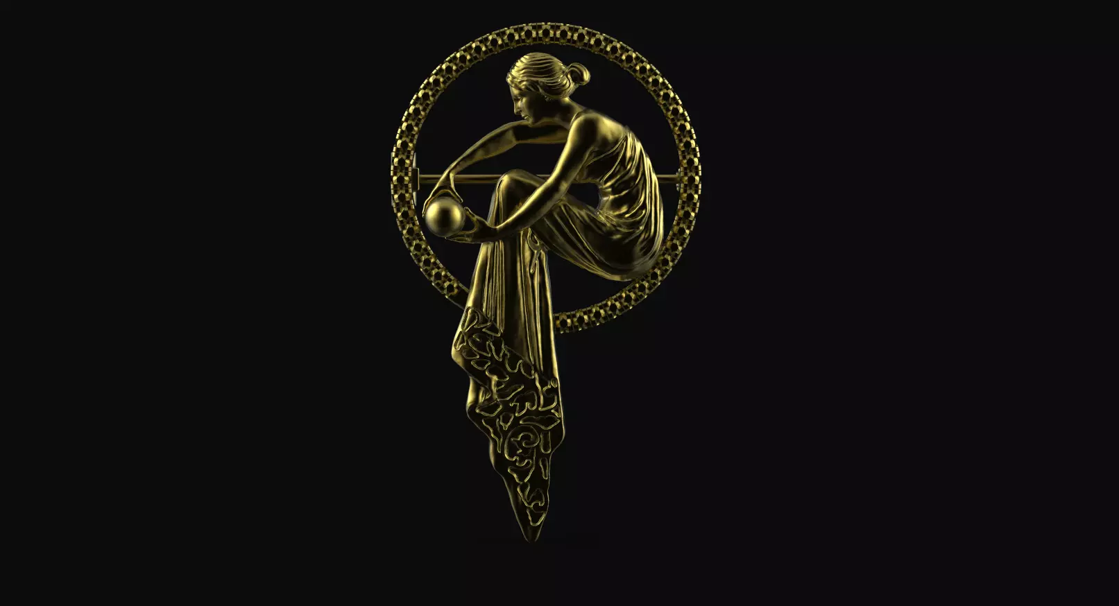 Brooches  Rene Lalique  3D print model_0