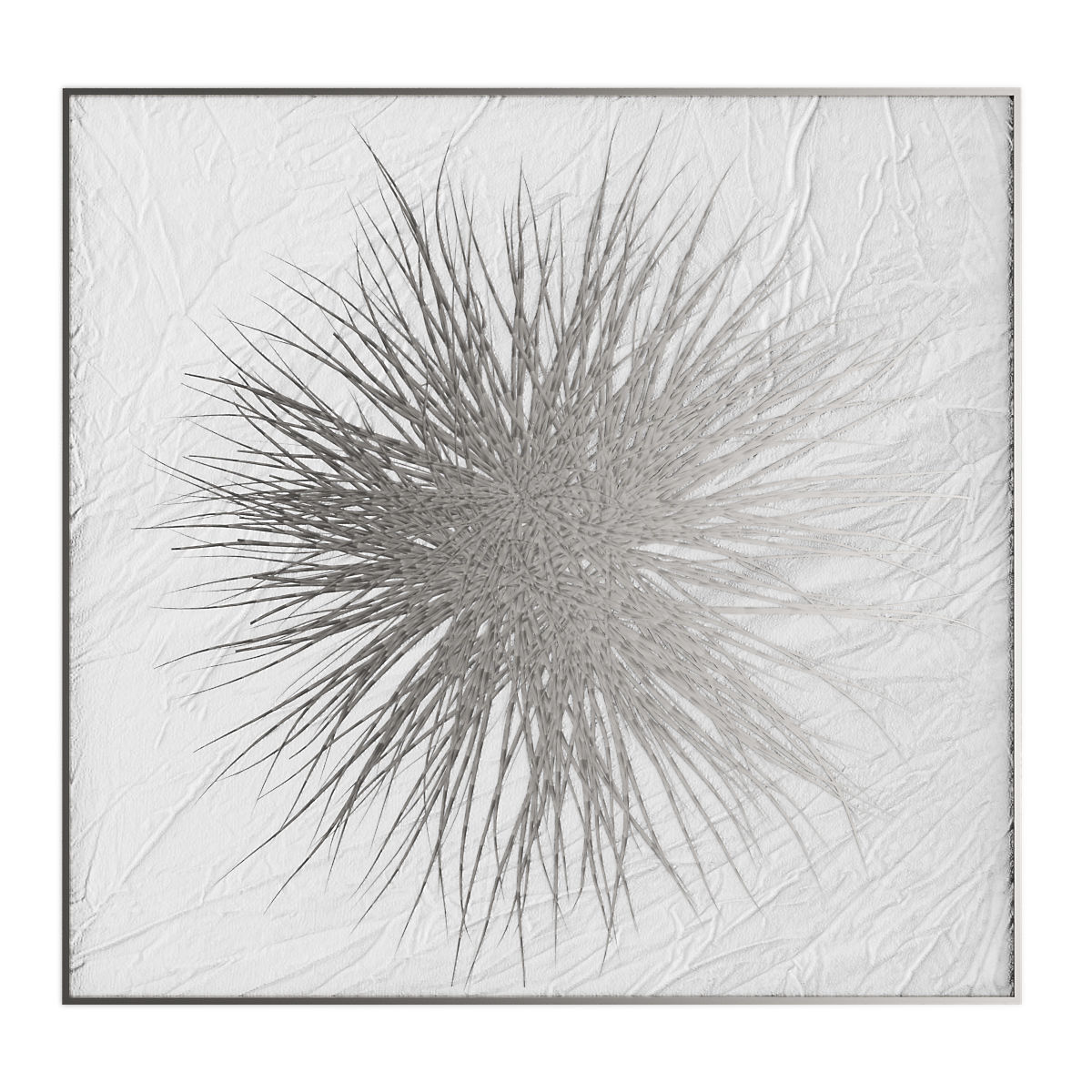 Pictures883 gold starburst wall art Low-poly 3D model_4