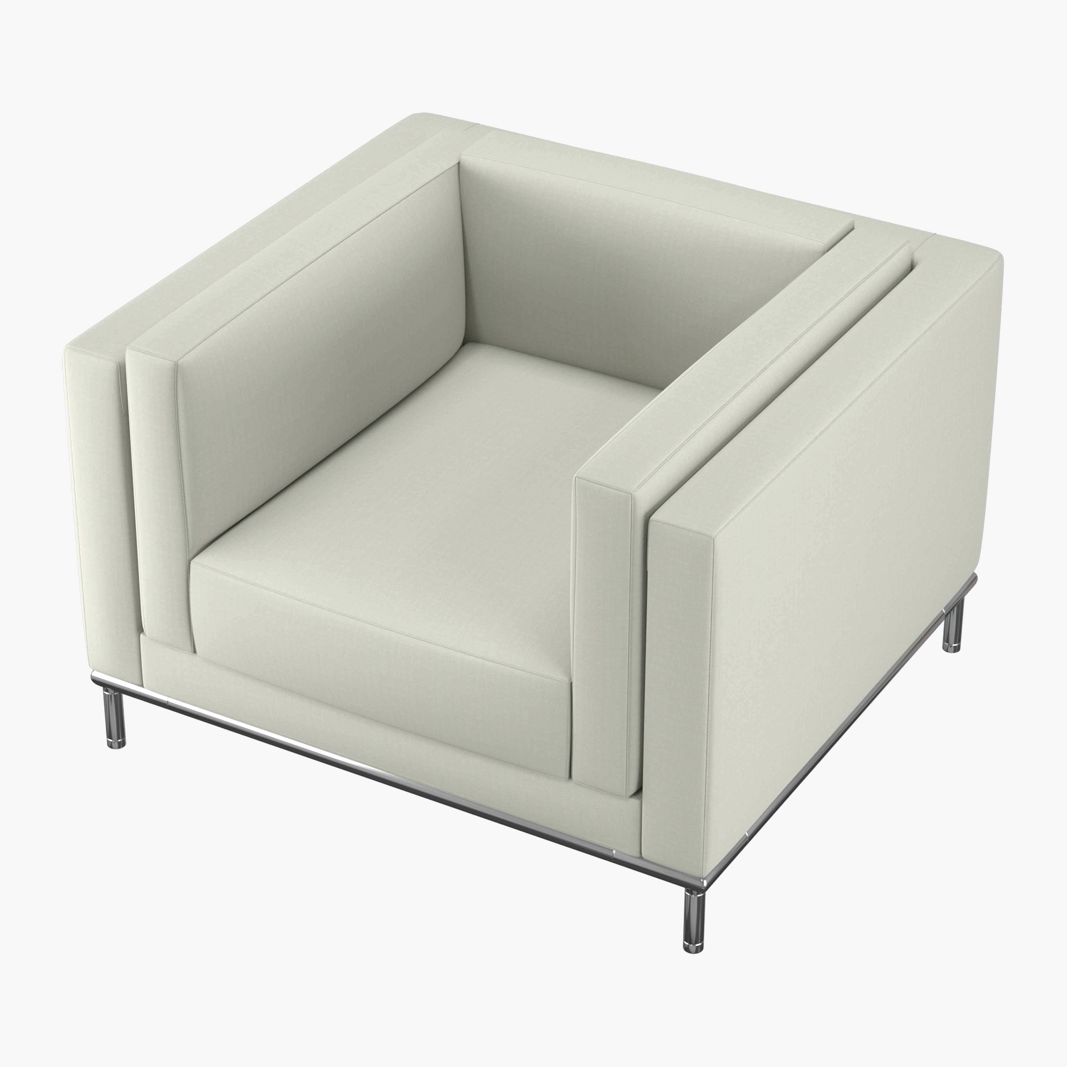 Nico armchair 3D model_6
