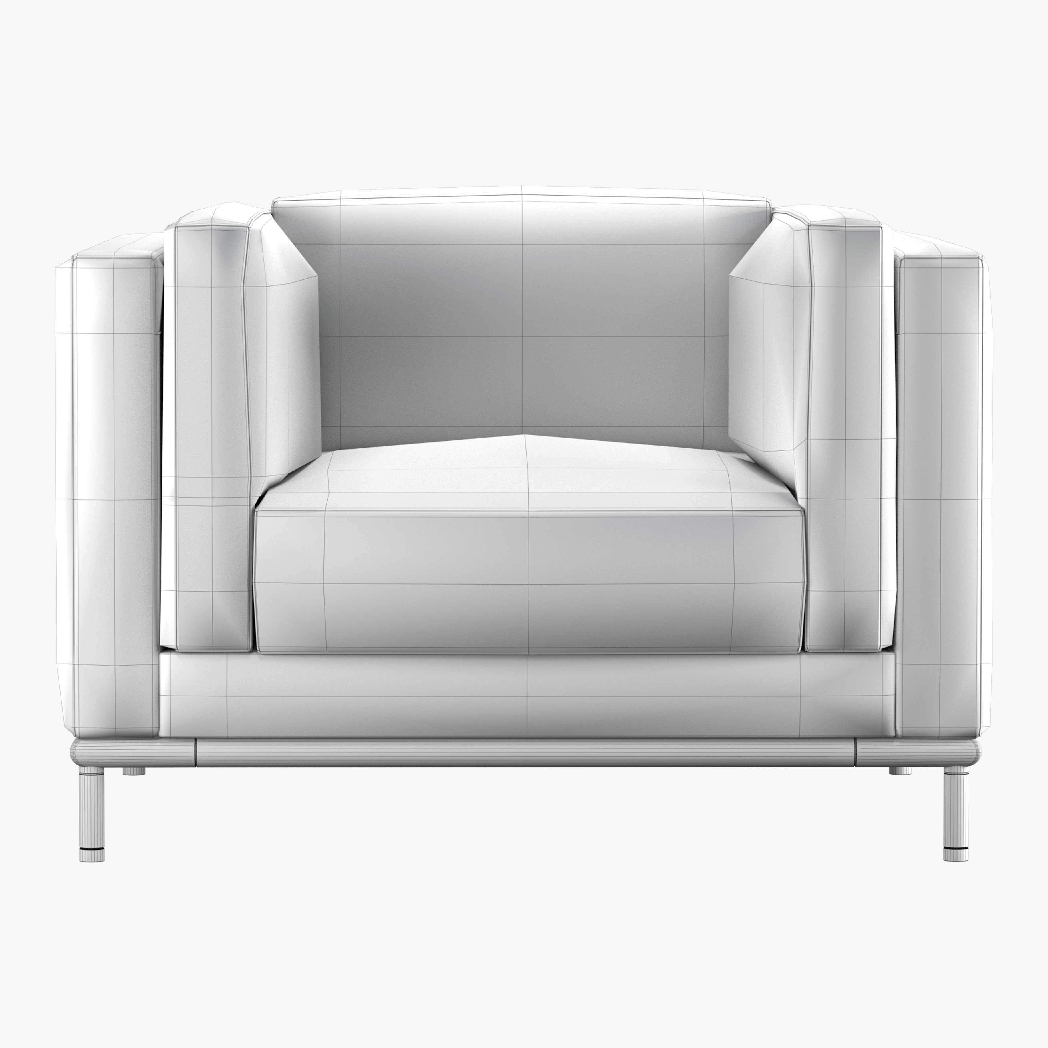 Nico armchair 3D model_11