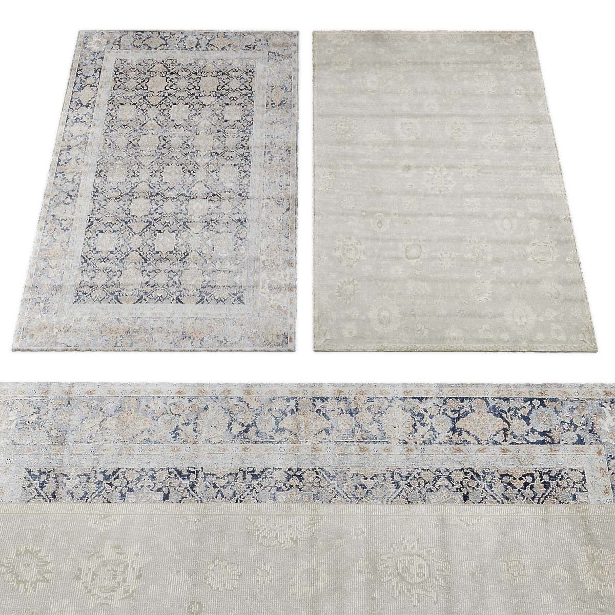 Rugs collection 374 Low-poly 3D model_2