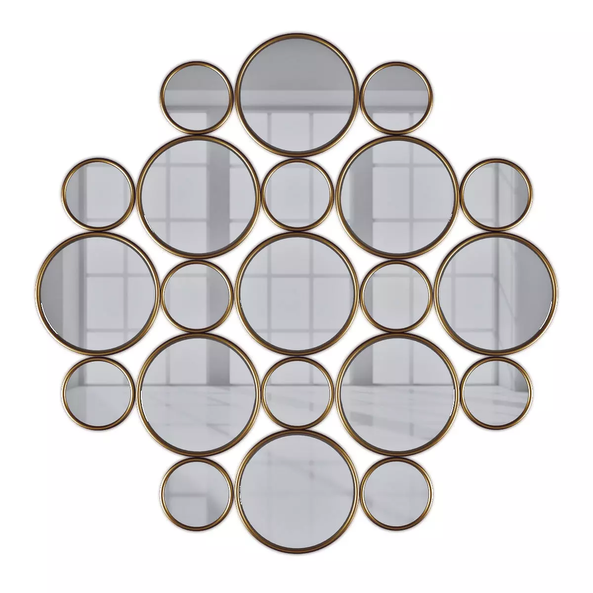 Mirror 011 Low-poly 3D model_0