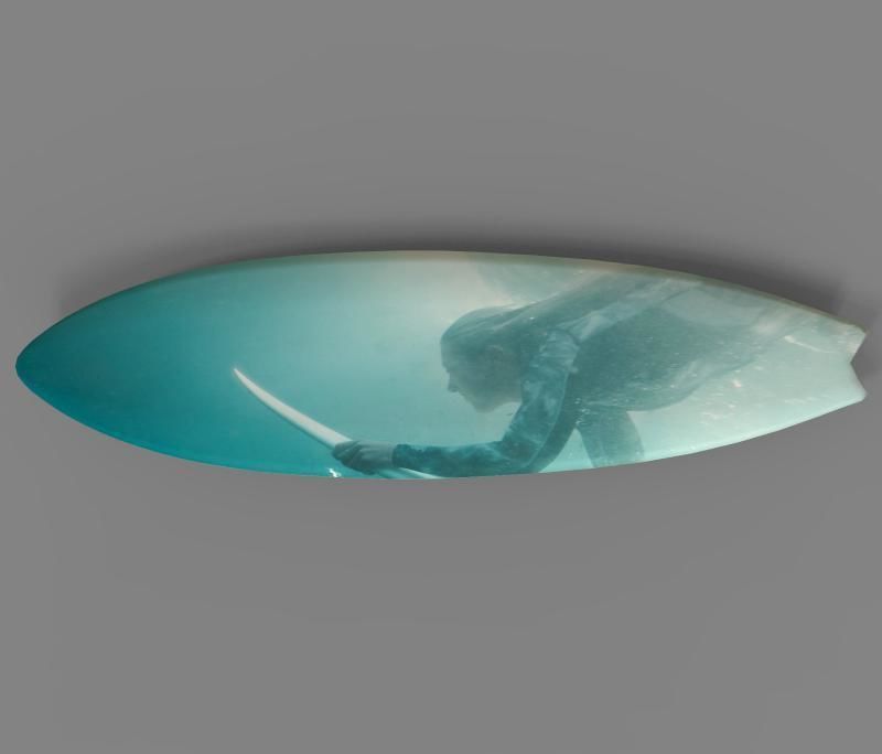 The Surfboard lord of rings on Low-poly 3D model_4