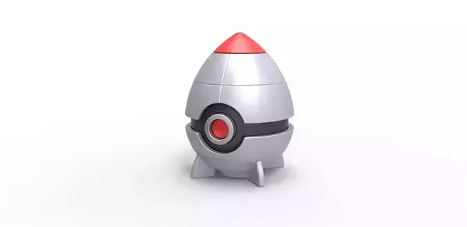  Rocket orb 3D print model