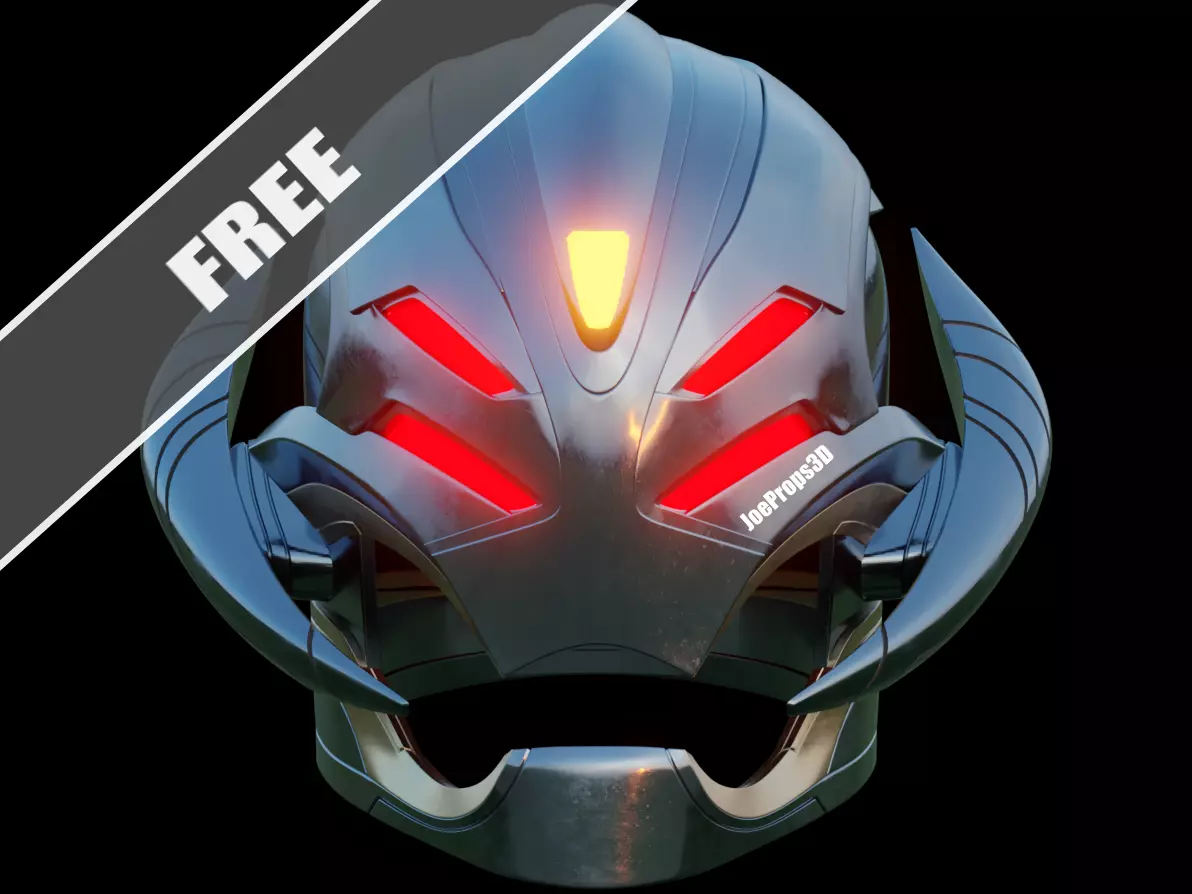 FREE Highly Accurate Infinite Ultron Helmet From Marvel What If Free 3D print model_0