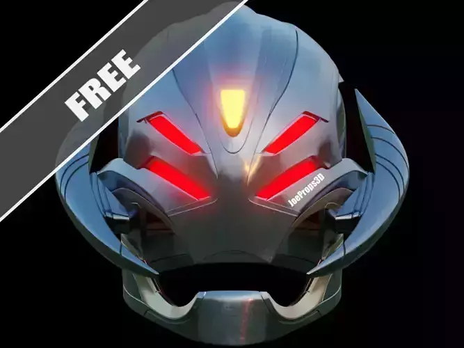 FREE Highly Accurate Infinite Ultron Helmet From Marvel What If Free 3D print model