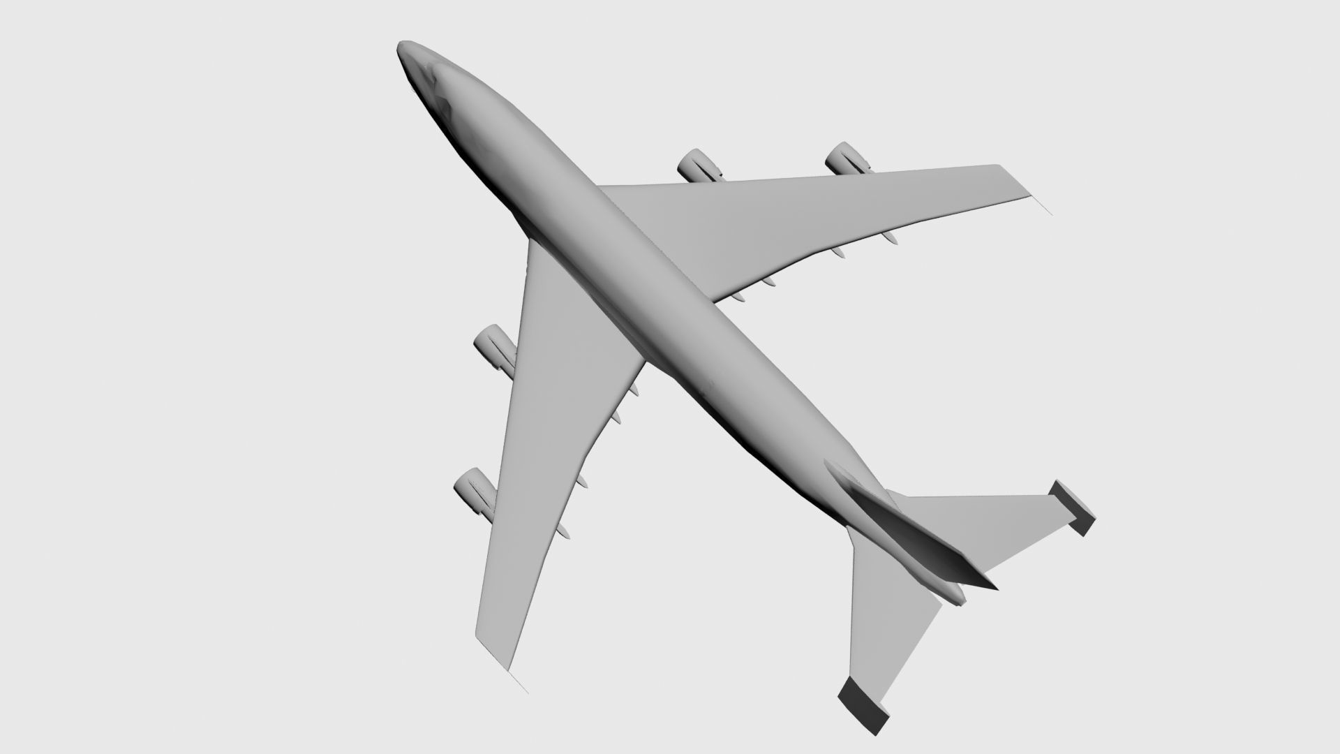 Airplane boeing 3D model_6