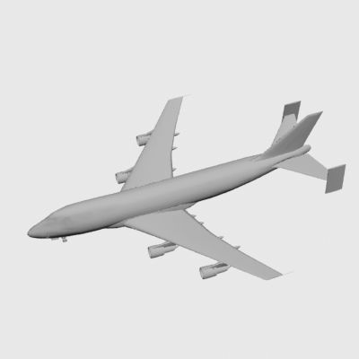 Airplane boeing 3D model_7