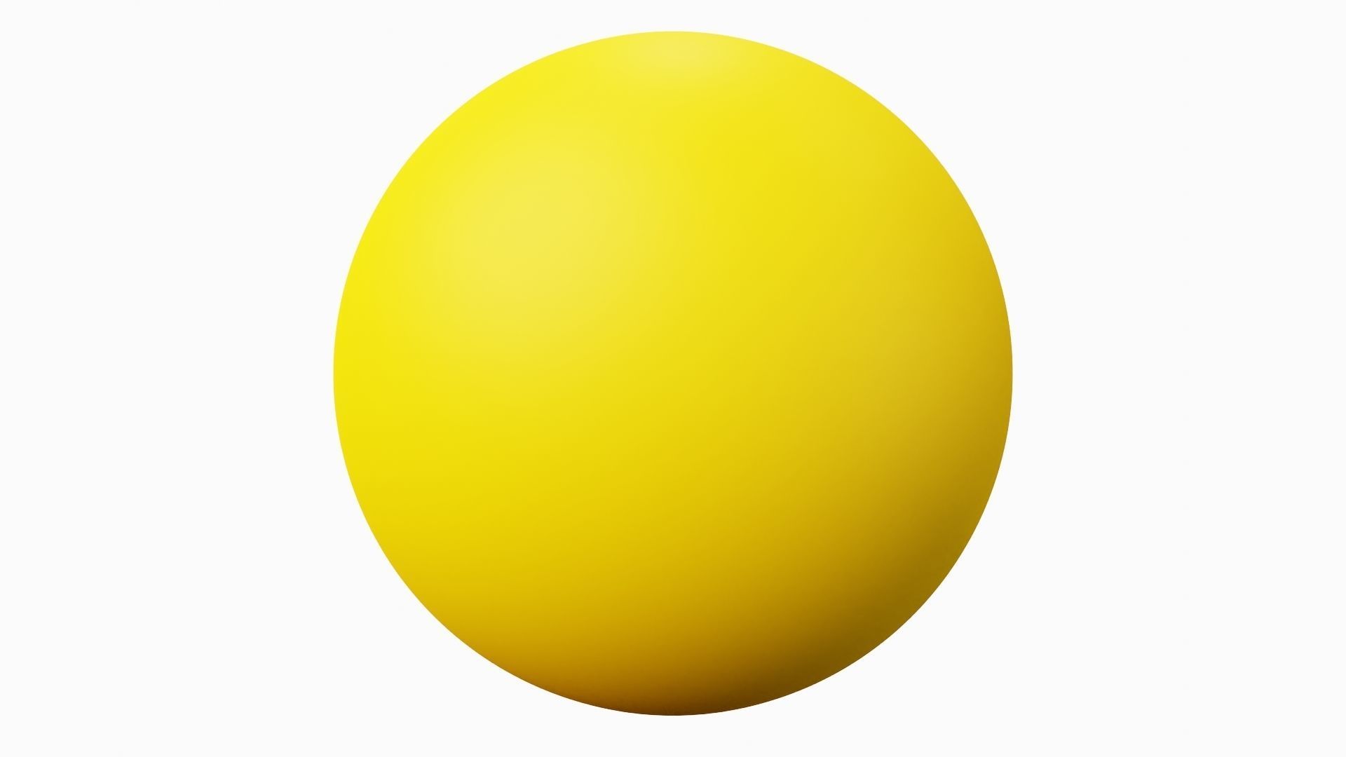 Awkward yellow ball Emoticon Emoji or Smiley 3D model_4