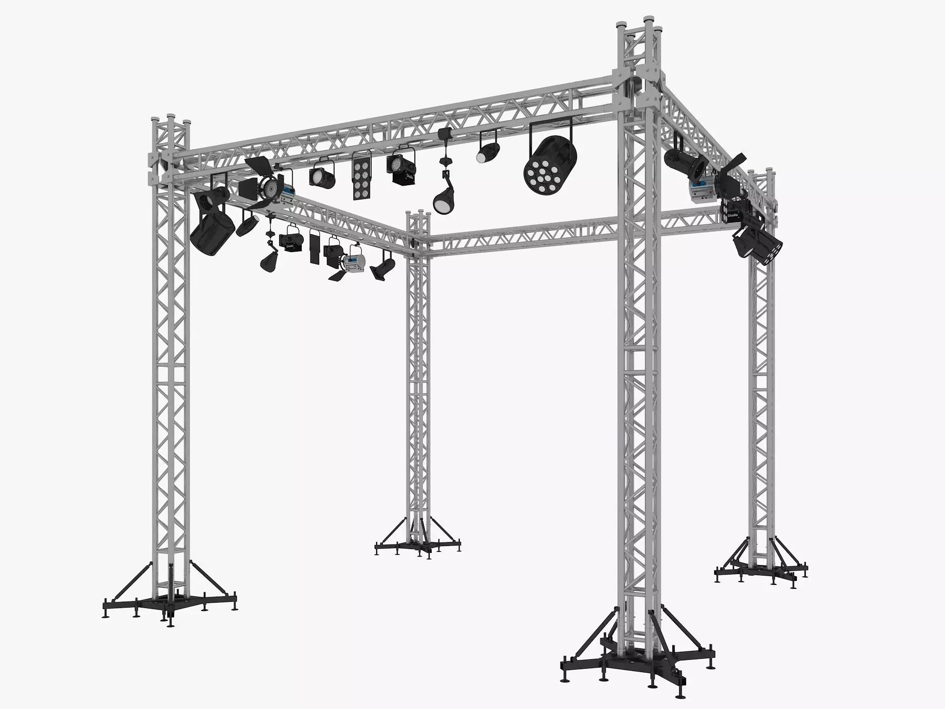 Light Truss 8 3D model
