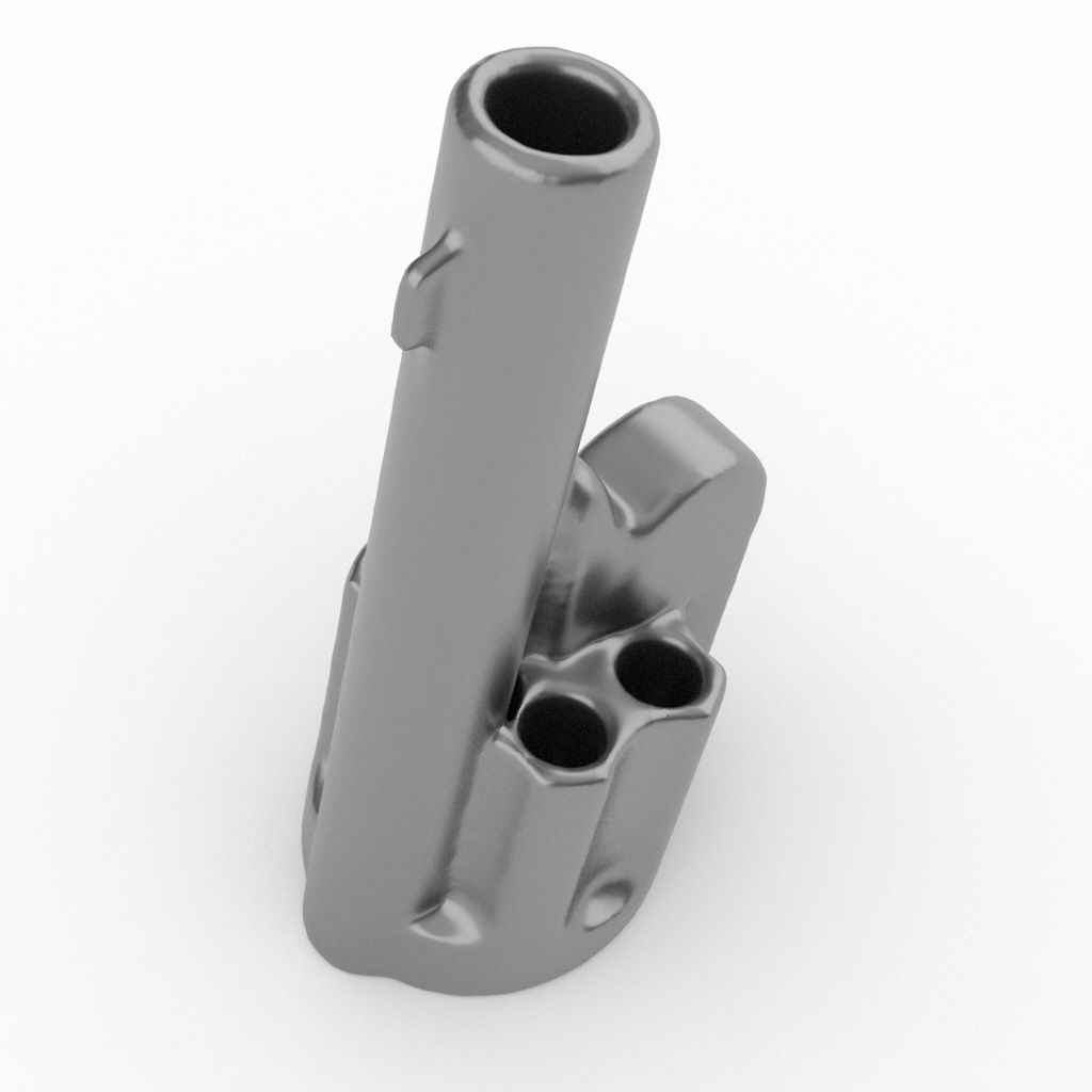 executive Texas desktop pencil stand 3D print model_5