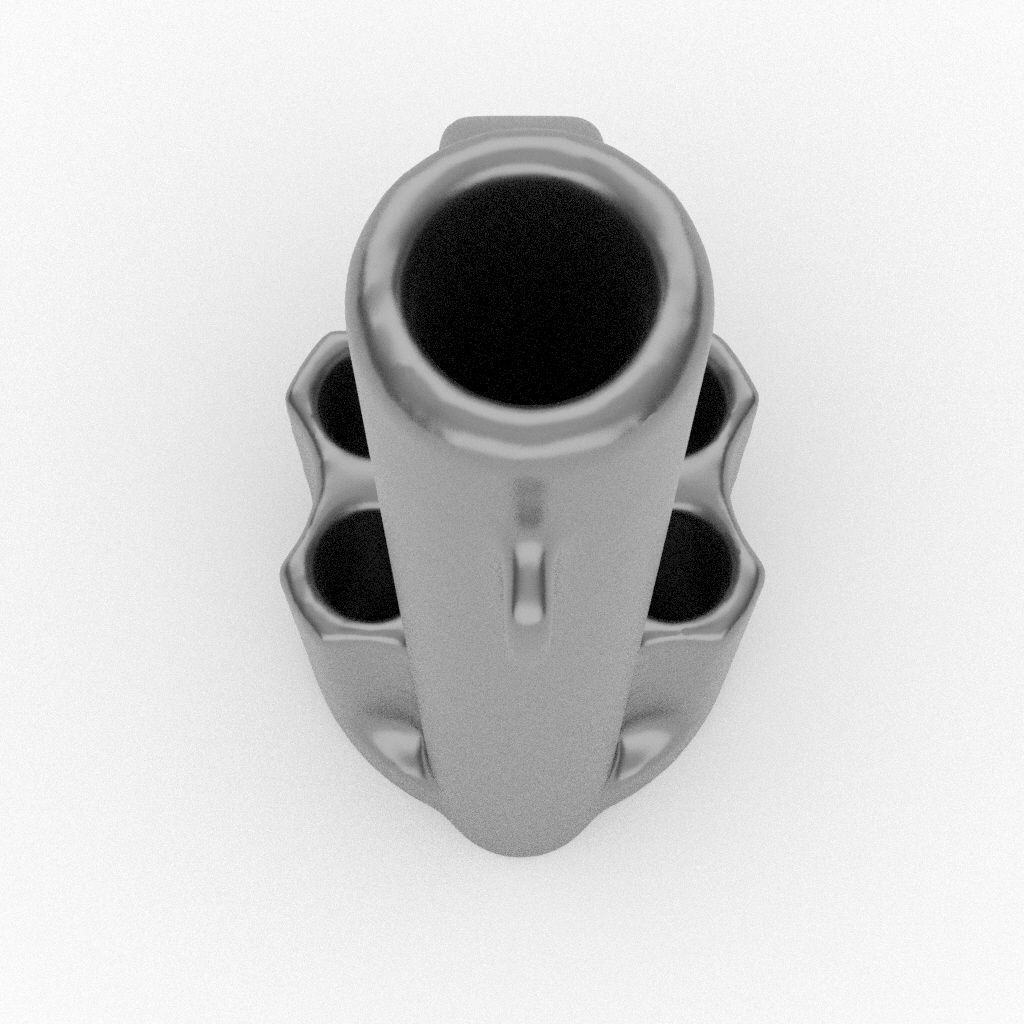 executive Texas desktop pencil stand 3D print model_6