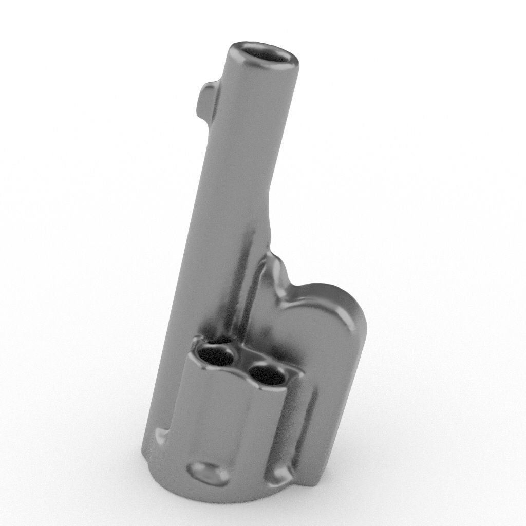 executive Texas desktop pencil stand 3D print model_4