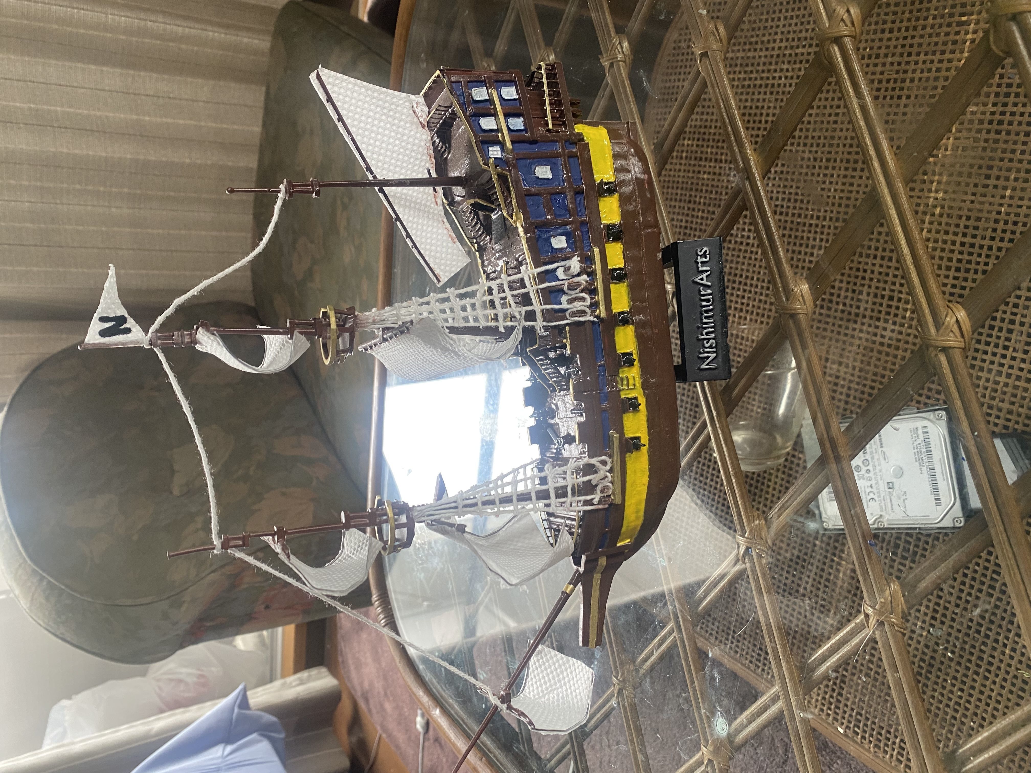 PIRATE SHIP for printing 3D print model_9