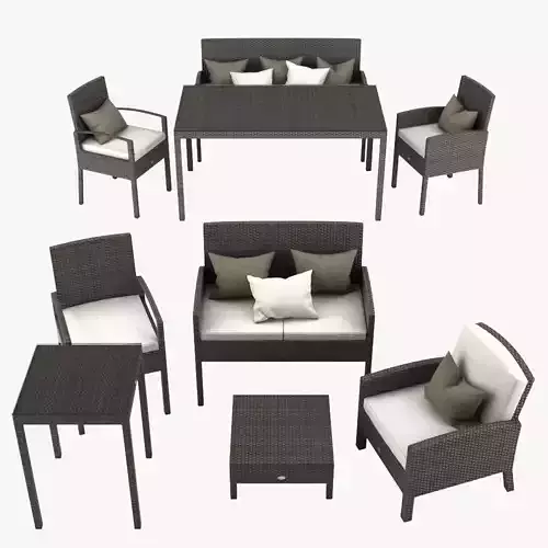 Rattan Garden Furniture Set 14