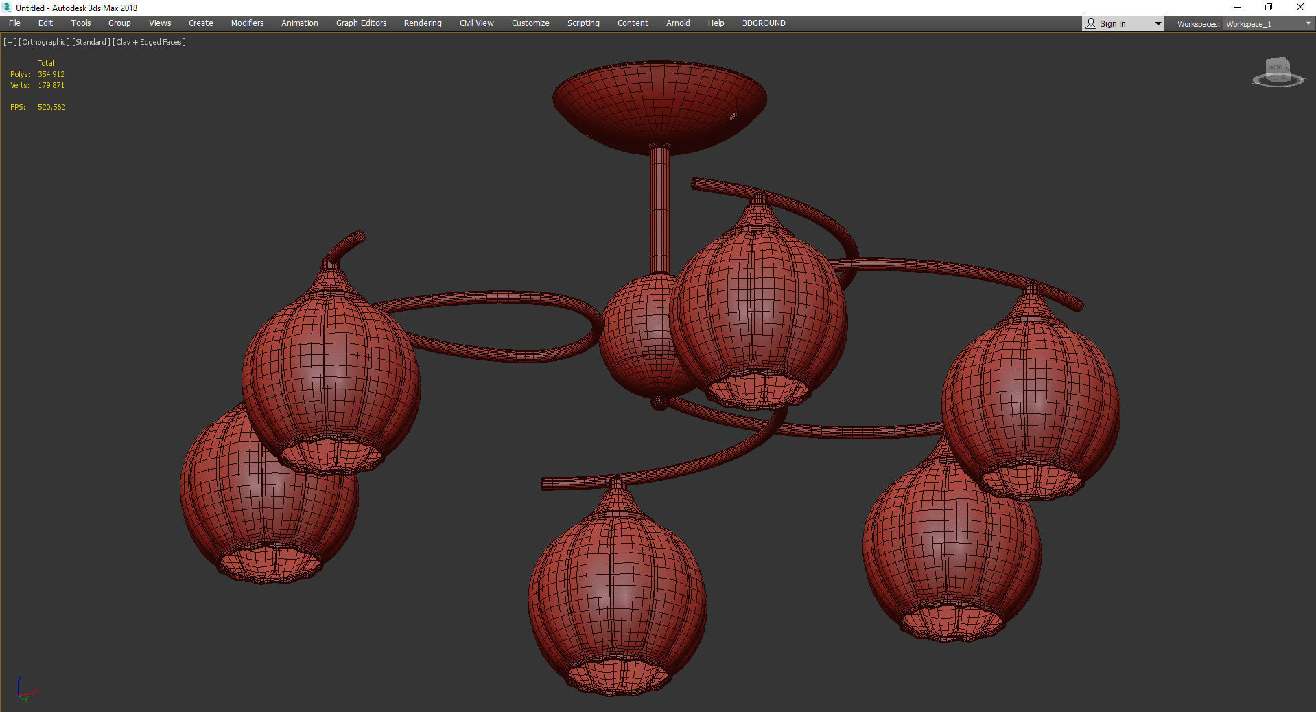 Sirius 3064 Low-poly 3D model_3