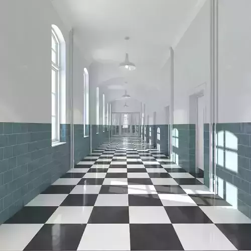 Asylum Mental Hospital 3D model