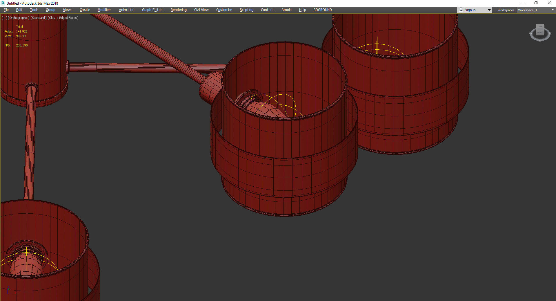 Eurosvet Arcada Low-poly 3D model_4
