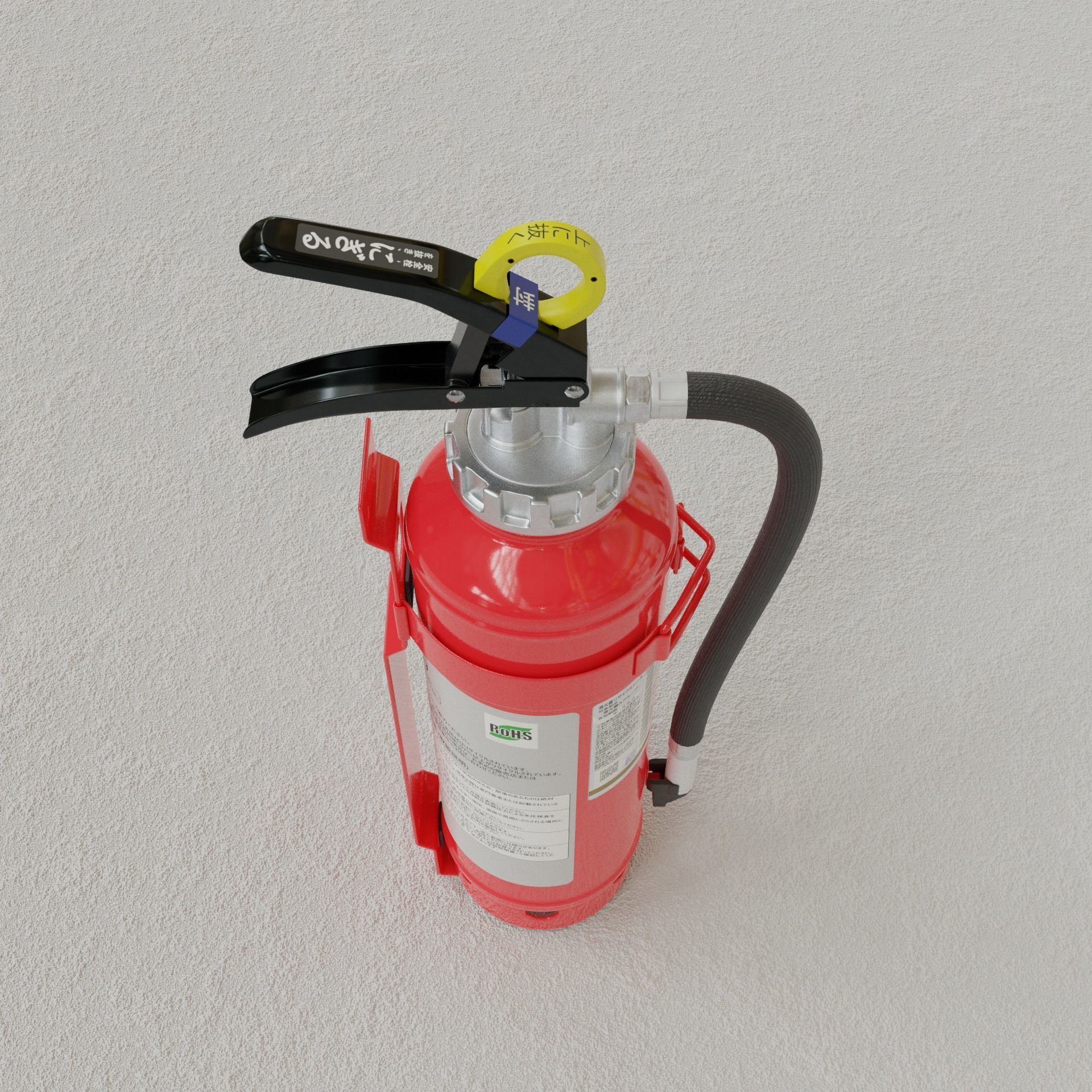 Japanese Car Extinguisher 415mm 3D model_3