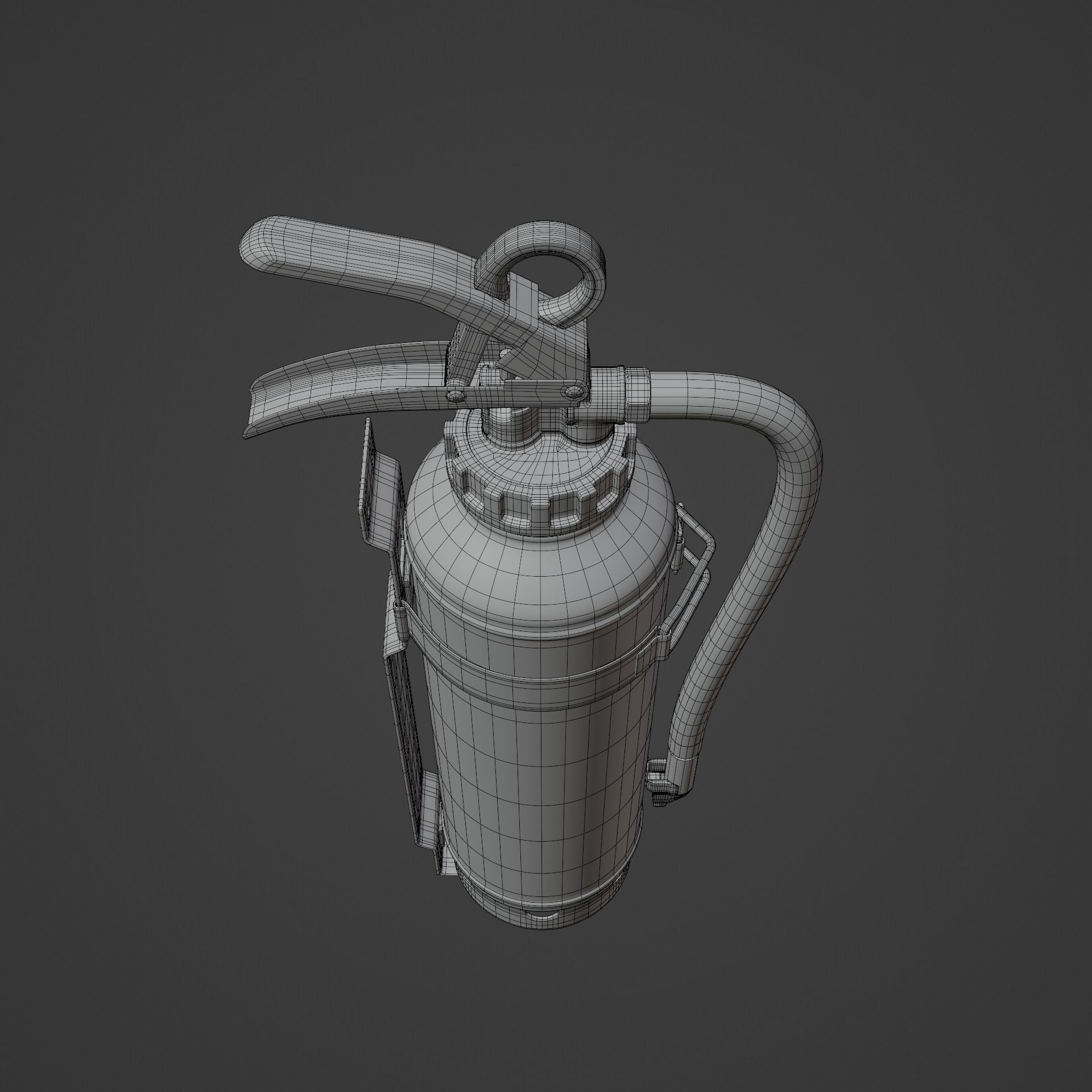 Japanese Car Extinguisher 415mm 3D model_10