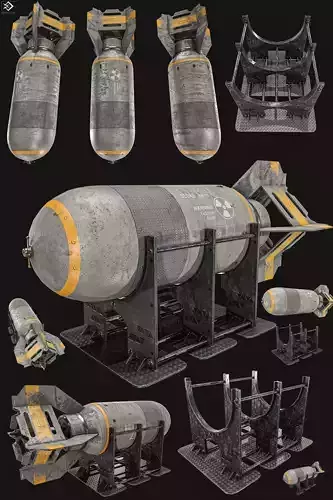 Aircraft bomb And Holder