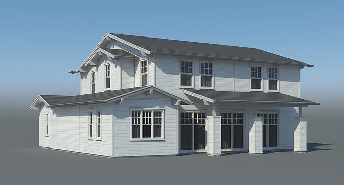 American House Collection 3D model 7