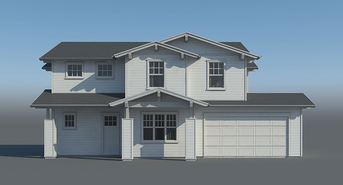 American House Collection 3D model 4