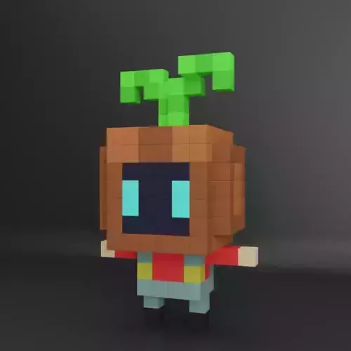 Grass Man Voxel