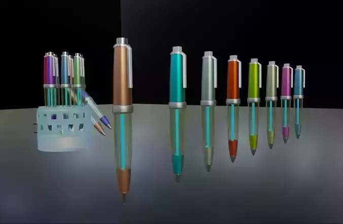 free 3D ballpen design 