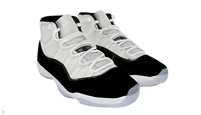 Nike air jordan 11 Concord 3D model