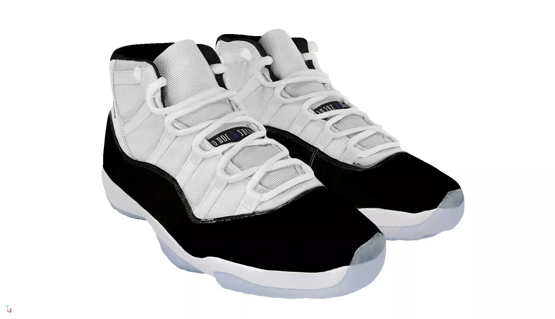 Nike air jordan 11 Concord 3D model