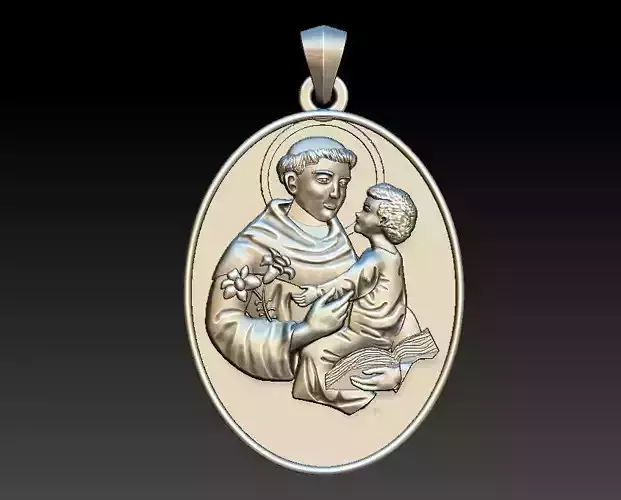 Santo Antonio - Saint Anthony 3D print model