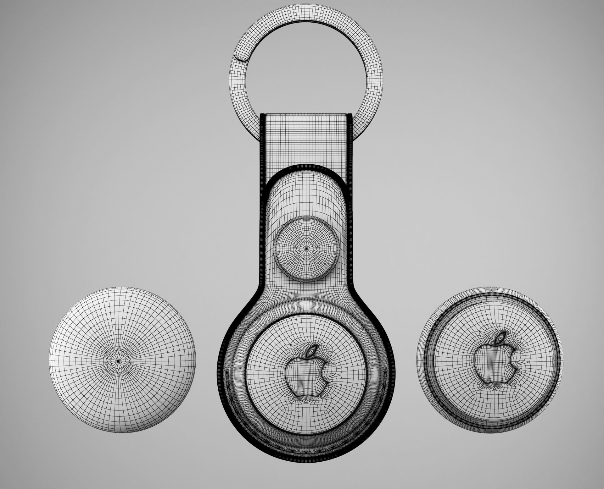 Apple Airtag 3D model_4