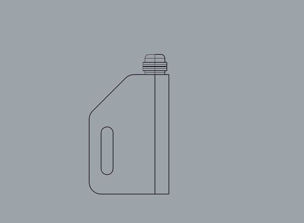 3D RHINO MODELS BOTTLE  3D model_4