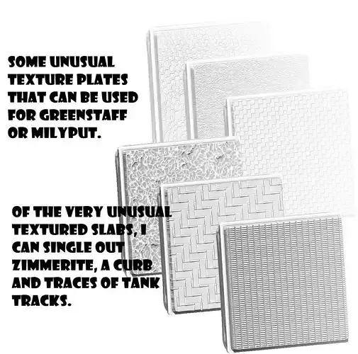 texture plates 3D print model